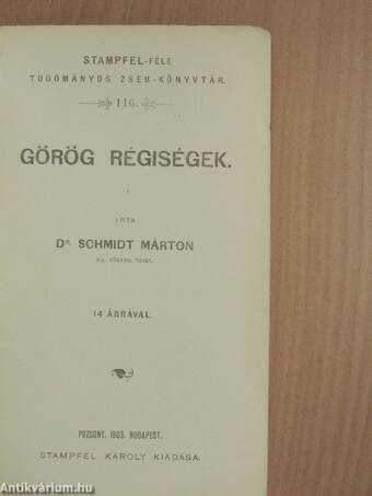 Görög régiségek