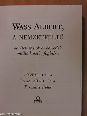 Wass Albert, a nemzetféltő