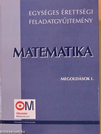 Matematika megoldások I-III.