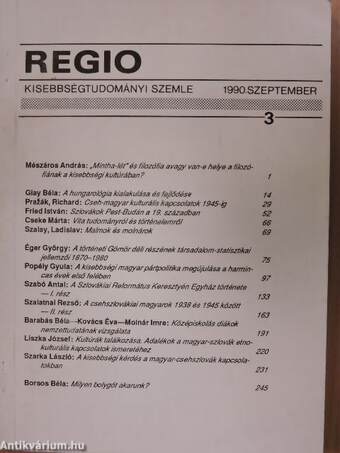 Regio 1990. szeptember