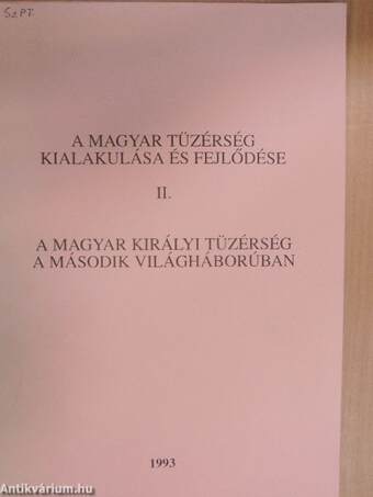 A magyar tüzérség kialakulása és fejlődése II.