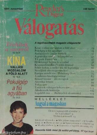 Reader's Digest Válogatás 1991-2013. (nem teljes évfolyamok) (257 db)