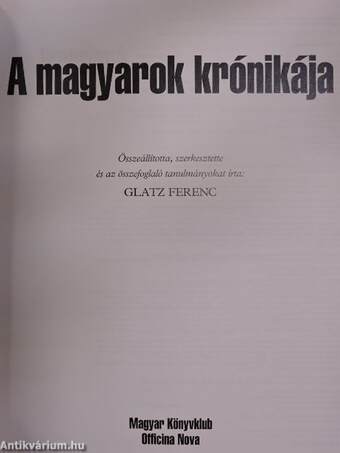 A magyarok krónikája