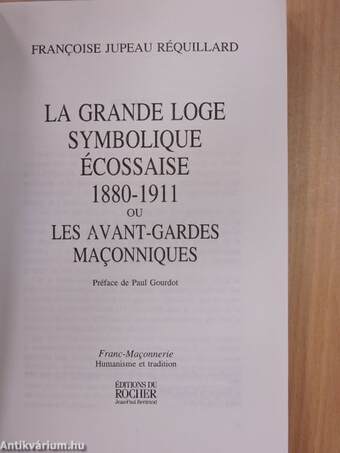 La Grande Loge Symbolique Écossaise 1880-1911