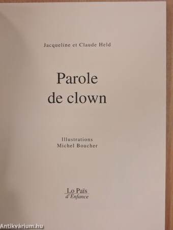 Parole de clown