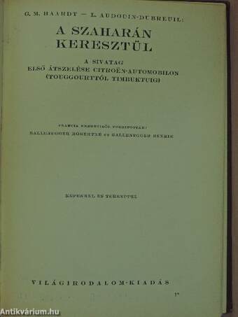 A Szaharán keresztül