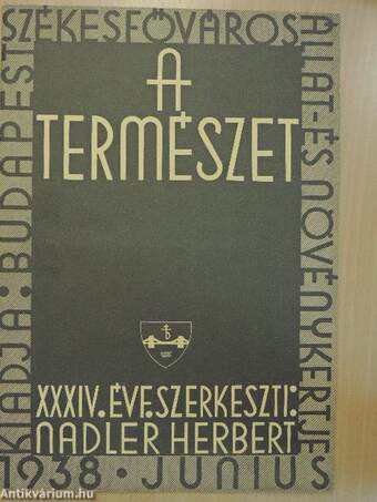 A Természet 1938. június