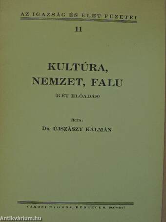 Kultúra, nemzet, falu