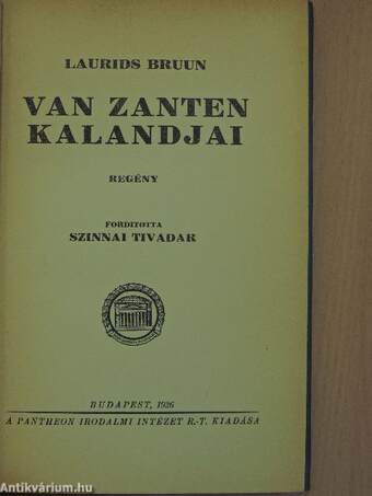 Van Zanten kalandjai