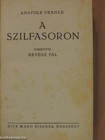 A szilfasoron