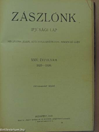 Zászlónk 1925. január-1926. december