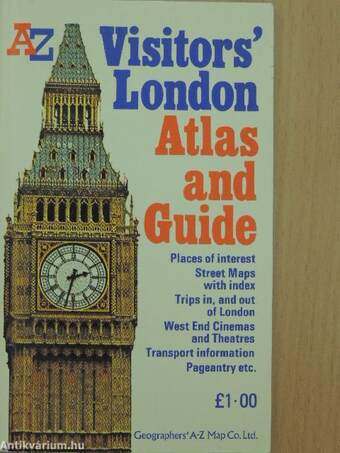 Geographers' A to Z visitors' London atlas and guide