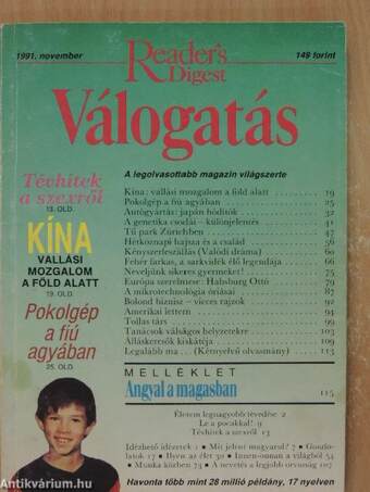 Reader's Digest Válogatás 1991-2013. (nem teljes évfolyamok) (247 db)