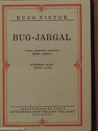 Hugo Victor összes regényei és elbeszélései 1-20.