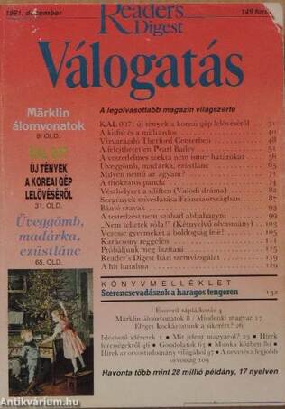 Reader's Digest Válogatás 1991-2012. (nem teljes évfolyamok) (241 db)