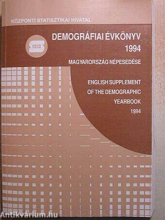 Demográfiai évkönyv 1994