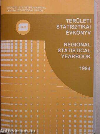 Területi statisztikai évkönyv 1994