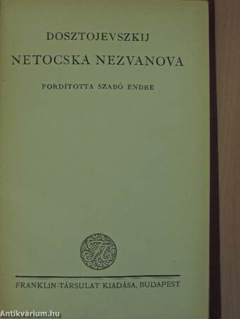 Netocska Nezvanova