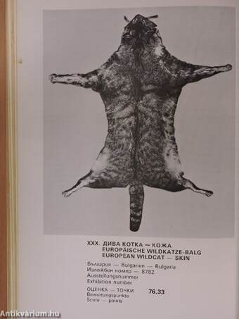 Katalog der Jagdtrophäen/Catalogue of Hunting Trophies I-II.