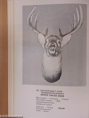 Katalog der Jagdtrophäen/Catalogue of Hunting Trophies I-II.