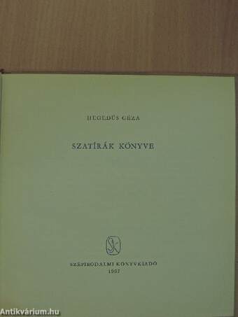 Szatírák könyve