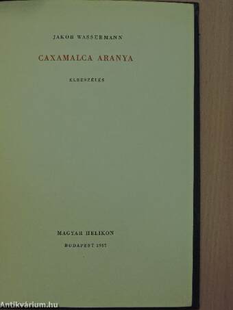 Caxamalca aranya