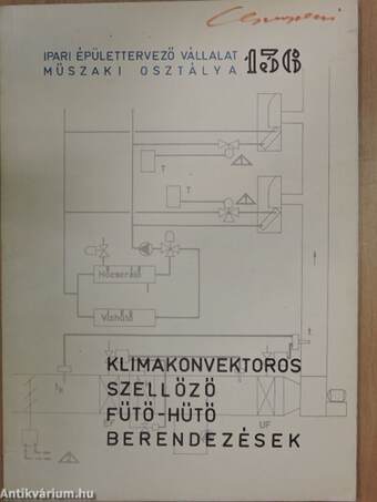 Klimakonvektoros szellőző fűtő-hűtő berendezések