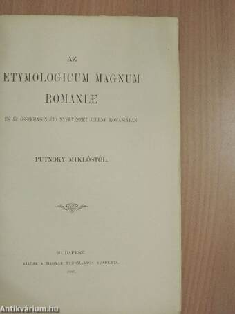 Az Etymologicum Magnum Romaniae és az összehasonlító nyelvészet jelene Romániában