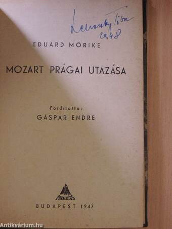 Mozart prágai utazása