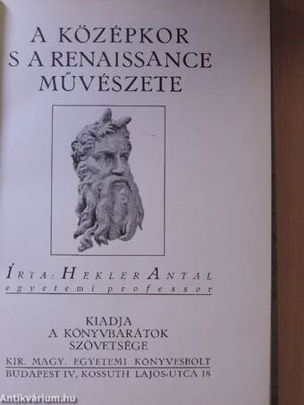 A középkor s a renaissance művészete