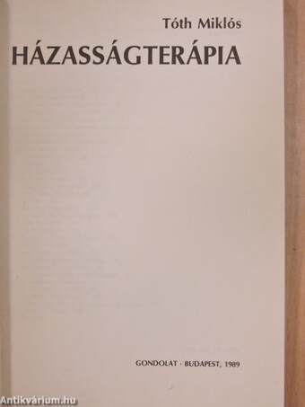 Házasságterápia