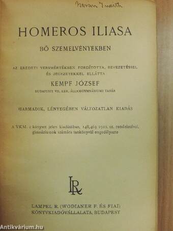 Homeros Iliasa