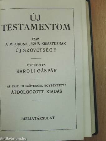 Új Testamentom/A zsoltárok könyve