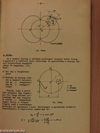 Kinematika és kinetika módszertani útmutató