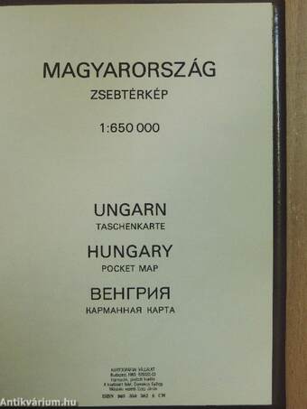 Magyarország zsebtérkép