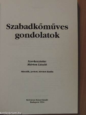 Szabadkőműves gondolatok