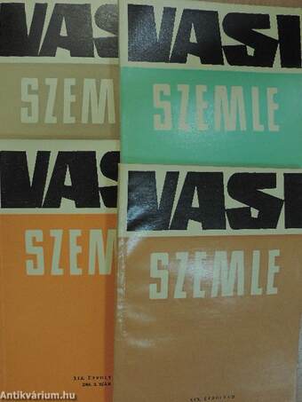 Vasi Szemle 1965/1-4.
