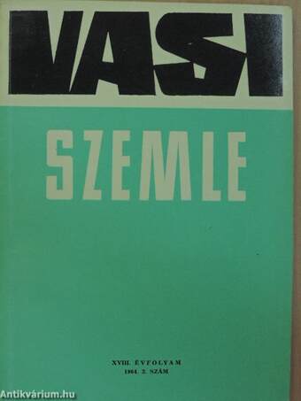 Vasi Szemle 1964/1-4.