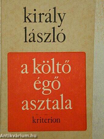 A költő égő asztala