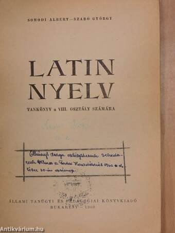 Latin nyelv