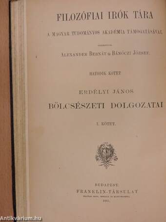 A görög gondolkodás kezdetei/A bölcsészet Magyarországon