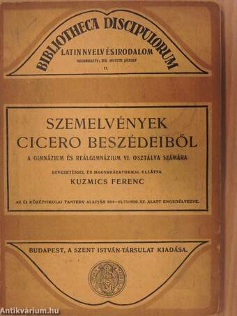 Szemelvények Cicero beszédeiből