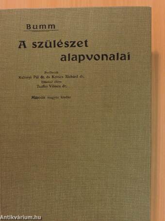 A szülészet alapvonalai