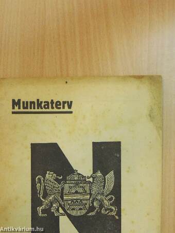 Munkaterv 1940. május