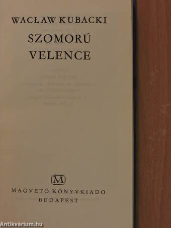 Szomorú Velence