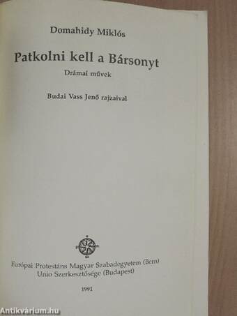 Patkolni kell a Bársonyt