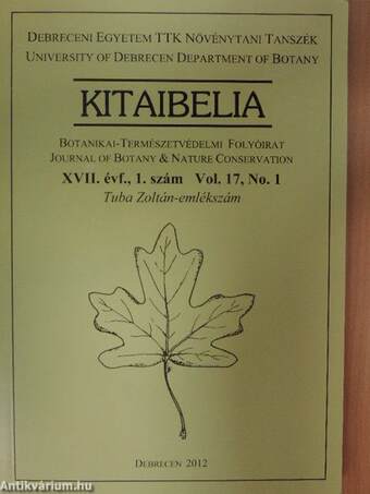 Kitaibelia 2012/1.