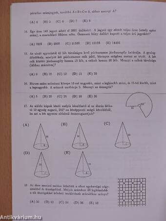 A XI. Nagy Károly matematikai diáktalálkozó előadáskivonatai