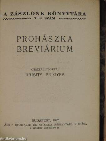 Prohászka breviárium