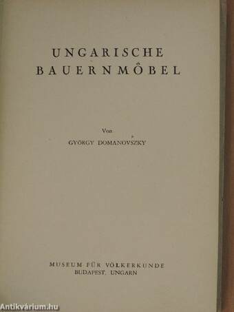 Ungarische Bauernmöbel